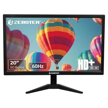 ZEBSTER GV120 20 Inch (50.8 cm) LED Monitor with Dual HDMI