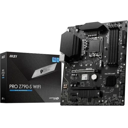 MSI PRO Z790-S WiFi Motherboard, ATX - Supports 14th/13th/12th Gen Intel Core Processors, LGA 1700 - DDR5