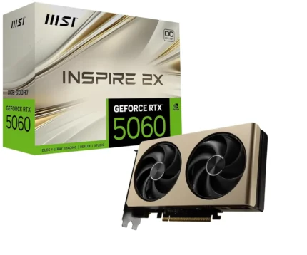 MSI GeForce RTX 5060 8G Inspire 2X OC Graphic Card GDDR7