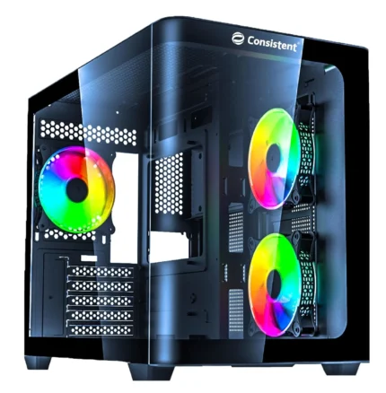 CONSISTENT Gaming PC CASE LEGENDOR (Black & White)