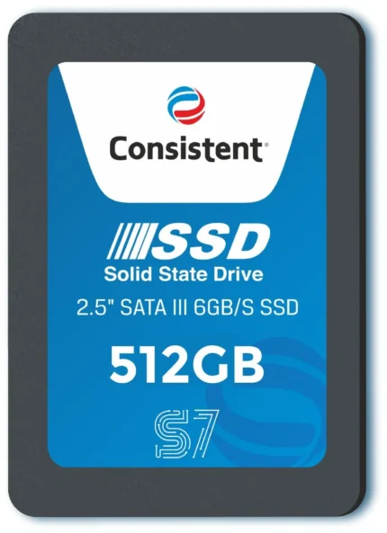 Consistent SSD 512GB 2.5 Inch SATA Internal SSD