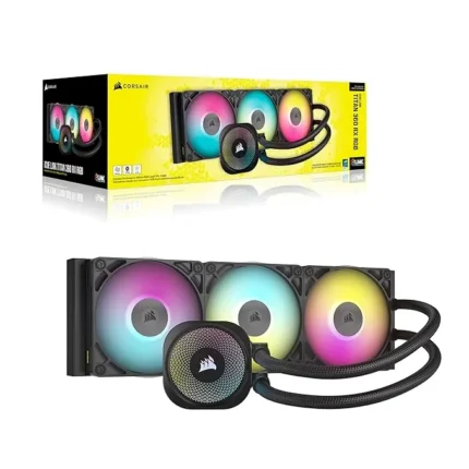 CORSAIR iCUE Link Titan 360 RX RGB Liquid CPU Cooler – 360mm AIO