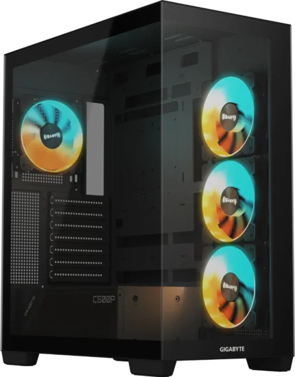 Gigabyte C500 Panoramic Stealth Black ARGB ATX Mid Tower Case