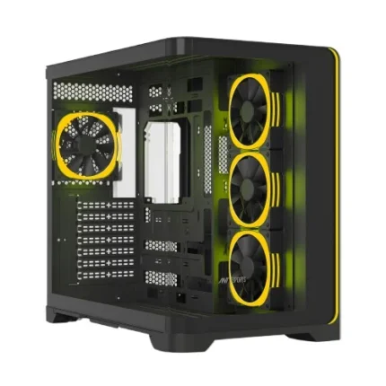 Ant Esports Crystal ARC ARGB Black ATX Mid Tower Case