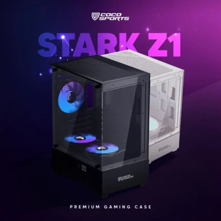 COCO SPORTS Stark Z1 (Black/White) Gaming Case
