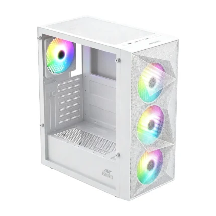 Ant Esports Elite 1200 ARGB White Gaming Cabinet