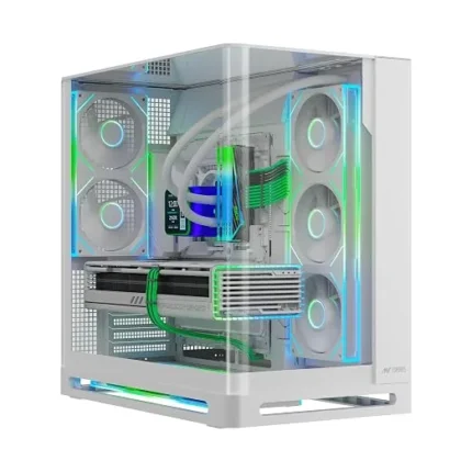 Ant Esports Crystal ARC Pro White ATX Mid Tower Case