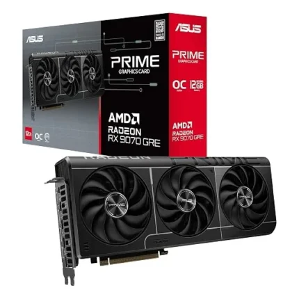 ASUS Prime Radeon RX 9070 GRE OC Edition 12GB GDDR6 Graphics Card